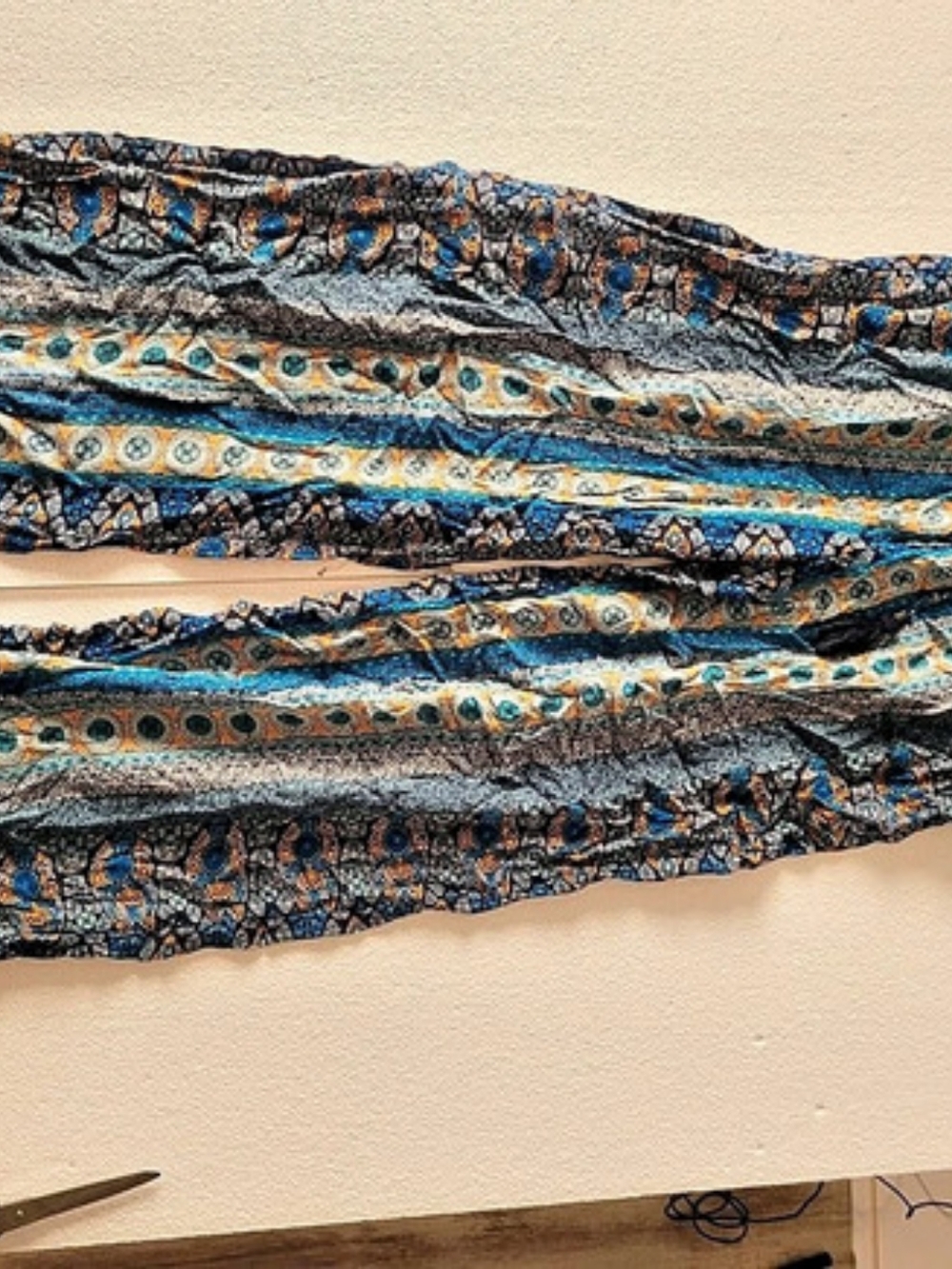 Knox Rose Printed Wide Leg Pants Size Medium NWT